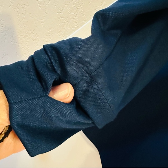 🐝4/$15) 03 Keep Warm Layering V-Neck Long Sleeve TeeTop, Medium, Dark Blue - Picture 5 of 12